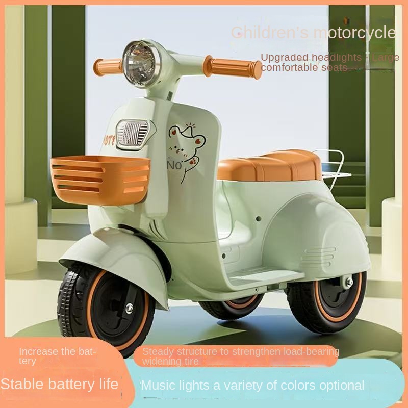 Kids Toys 2 Year Old - LazyChild Kids Electric Motorcycle Tricycle Rechargeable