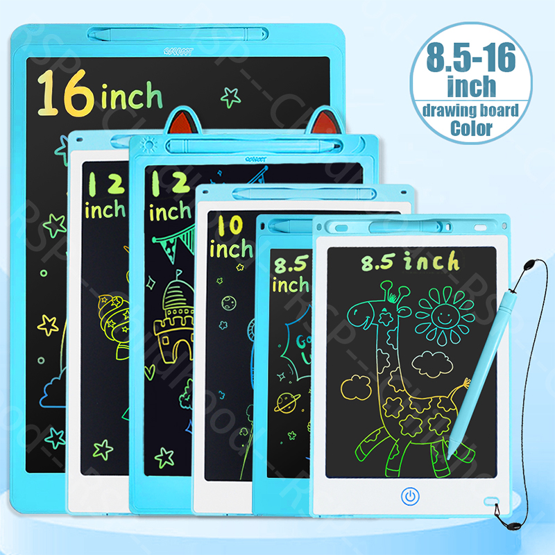 Kids Toys Drawing - 16/12/10/8.5 Inch LCD Graphic Tablet, Cartoon