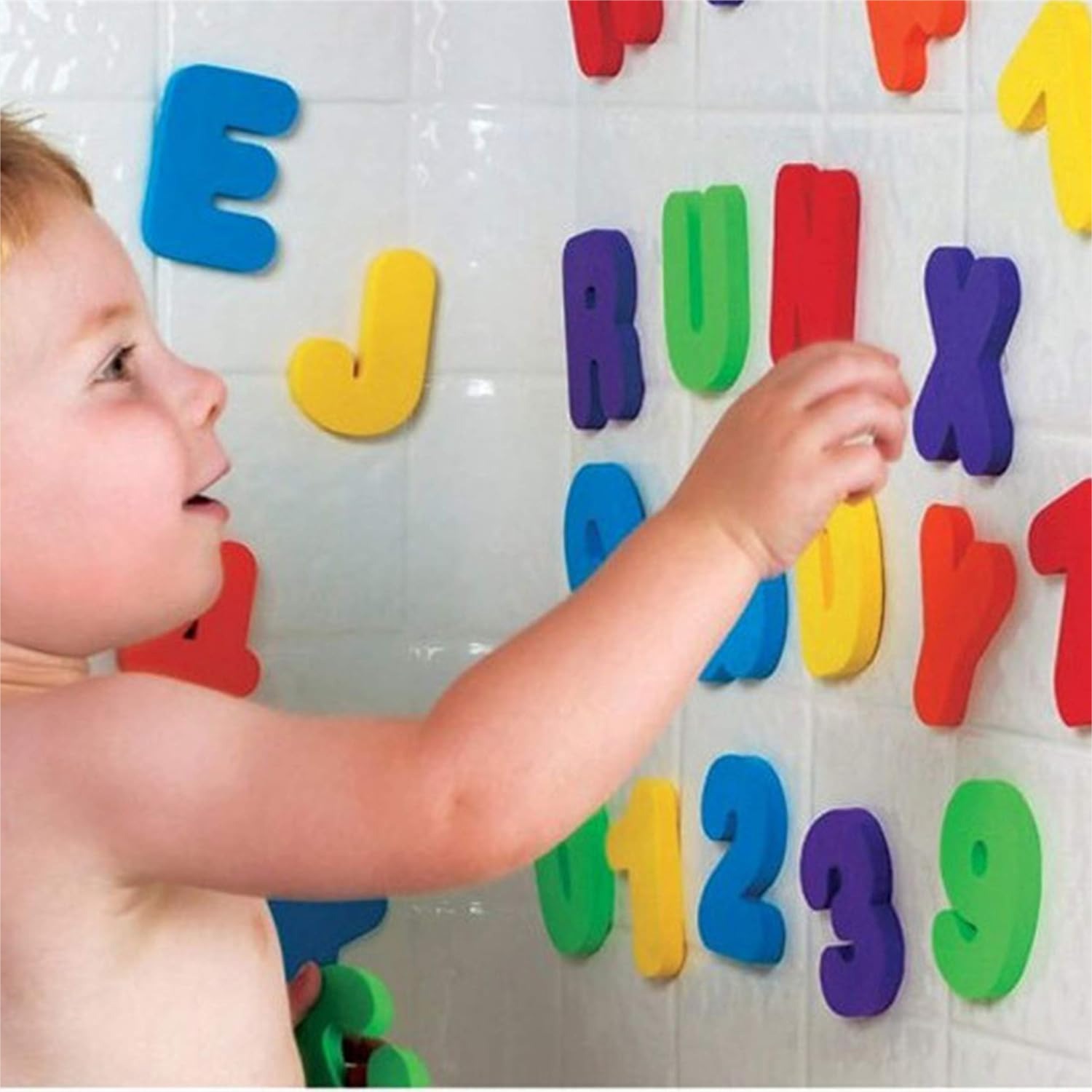 Bath Letter Number Foam - BAIVYLE Baby Bath Toys Foam Alphabet