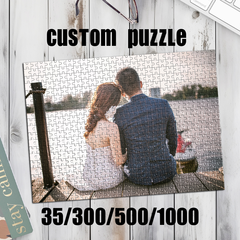 Wooden Puzzle Kids - Personalized Custom Photo Puzzle Customize Waterfront