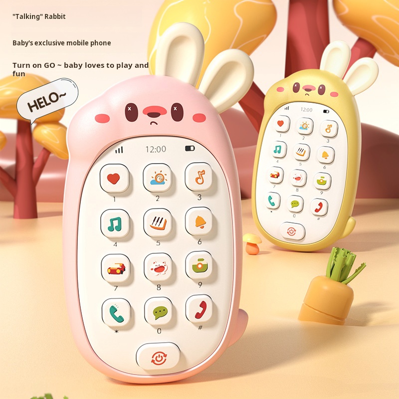 Kids Toys Smartphone - Baby Teether Simulation Mobile Phone 0-1