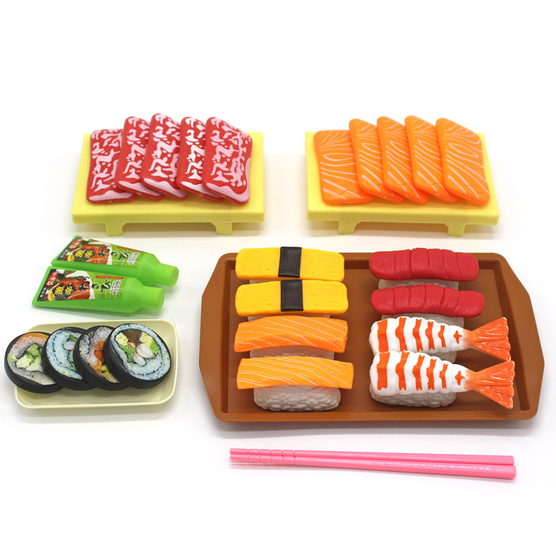Kids Toys Kitchen Set - Children Simulation Food Japanese Food Pretend