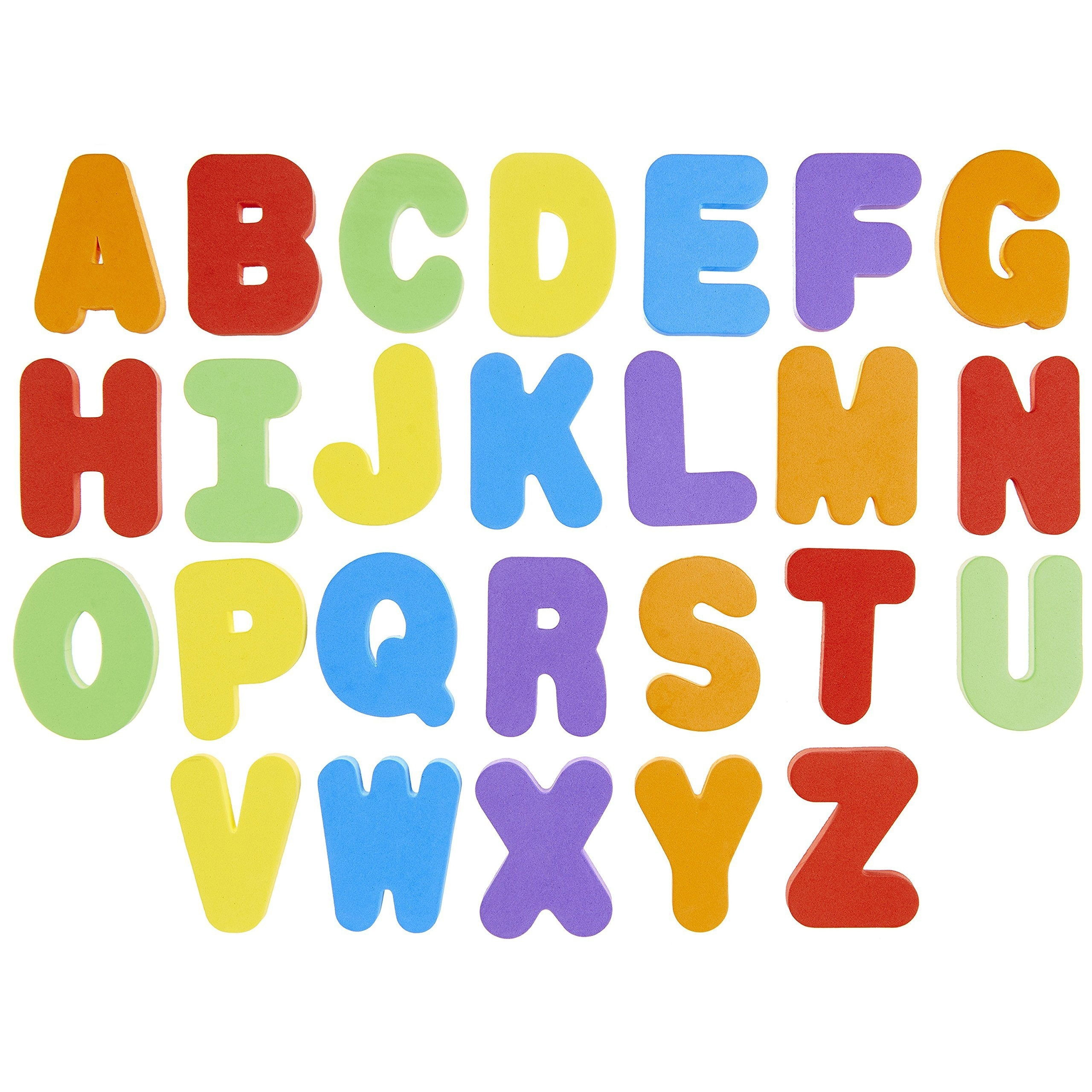 Bath Letter Number Foam - 36pcs Set Of Bath Foam Letters