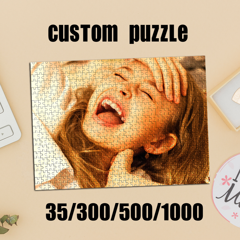 Wooden Puzzle Kids - 35/300/500/1000pcs Personalized Custom Photo Selfie Puzzle
