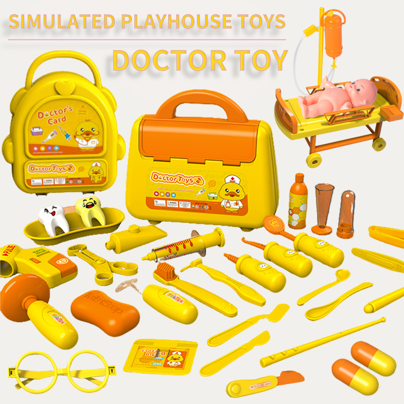 Kids Toys Doctor Set - Children'S Doctors, Nurses, Dentists, Role-Playing Toys,