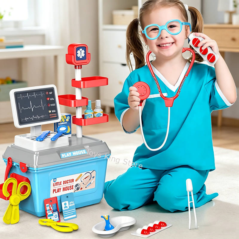 Kids Toys Doctor Set - Simulation Doctor Repair Tools Suitcase Kid
