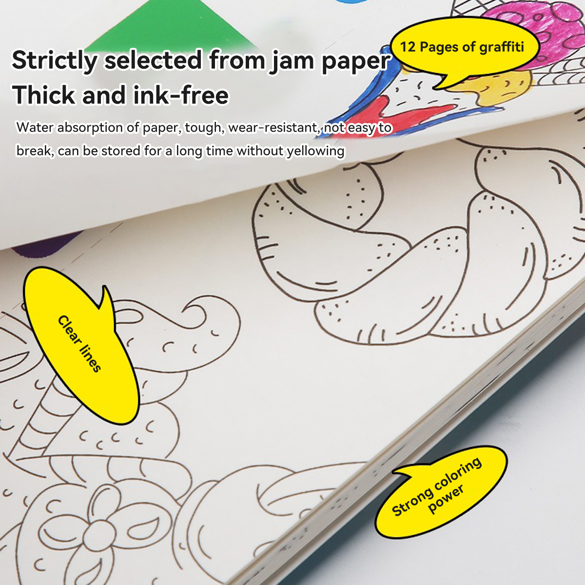 12Pages Coloring Book Portable – обзор и цена Kids Toys Drawing