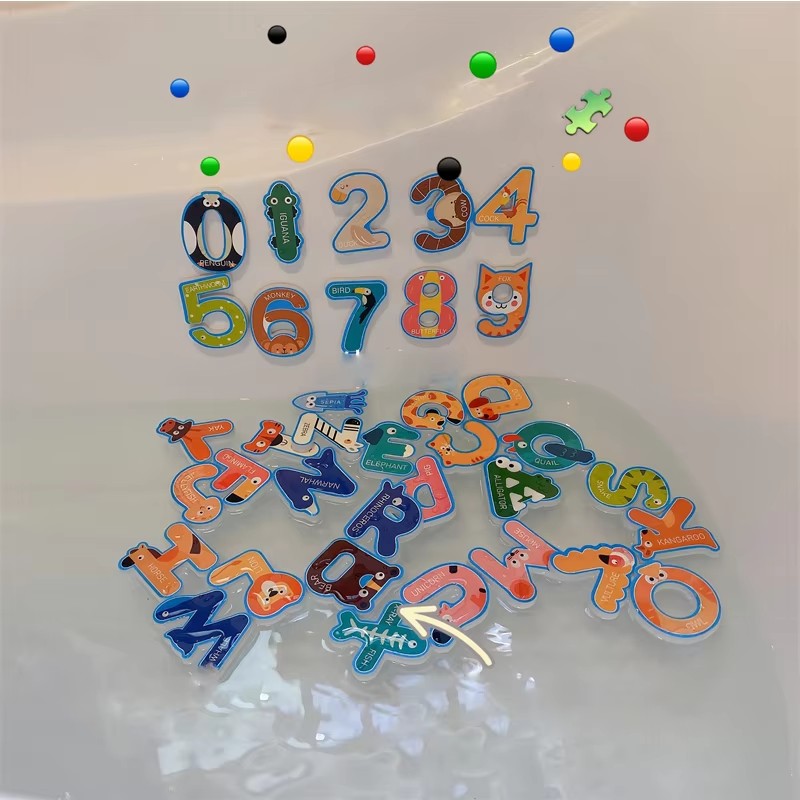 Baby Bath Toys Fun Foam Letter – обзор и цена Bath Letter Number Foam