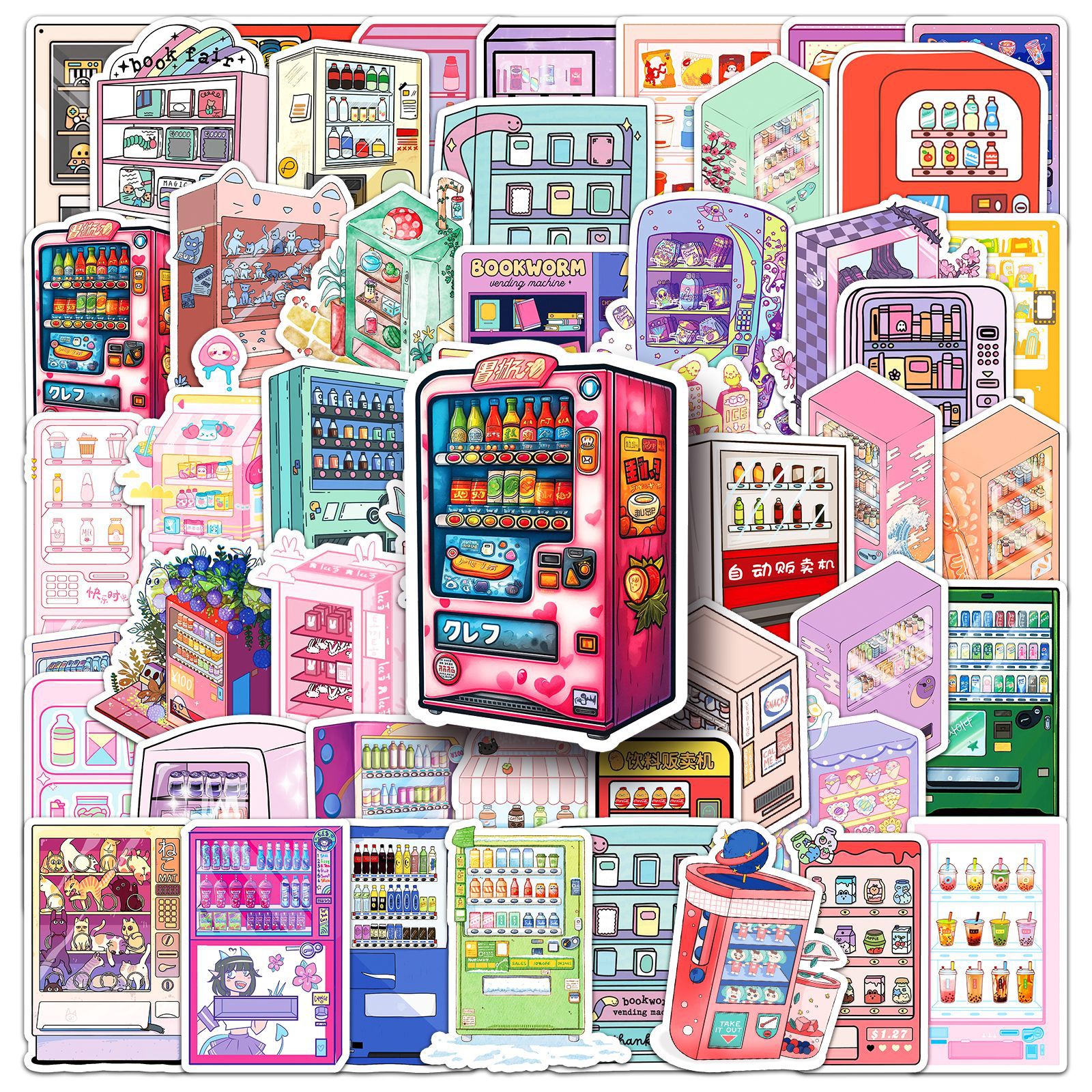 50Pcs vending machine graffiti – обзор и цена Kids Toys Vending Machine