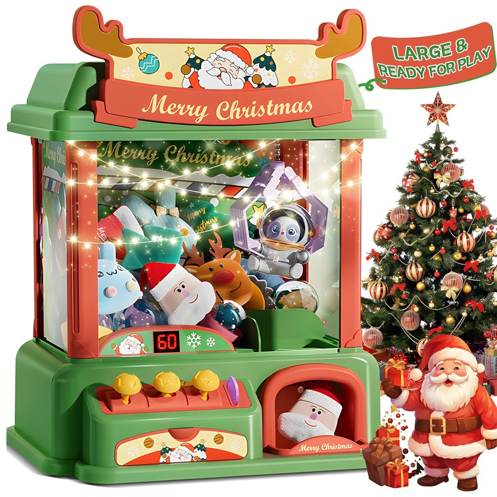 Christmas Claw Machine For Kid – обзор и цена Kids Toys Vending Machine