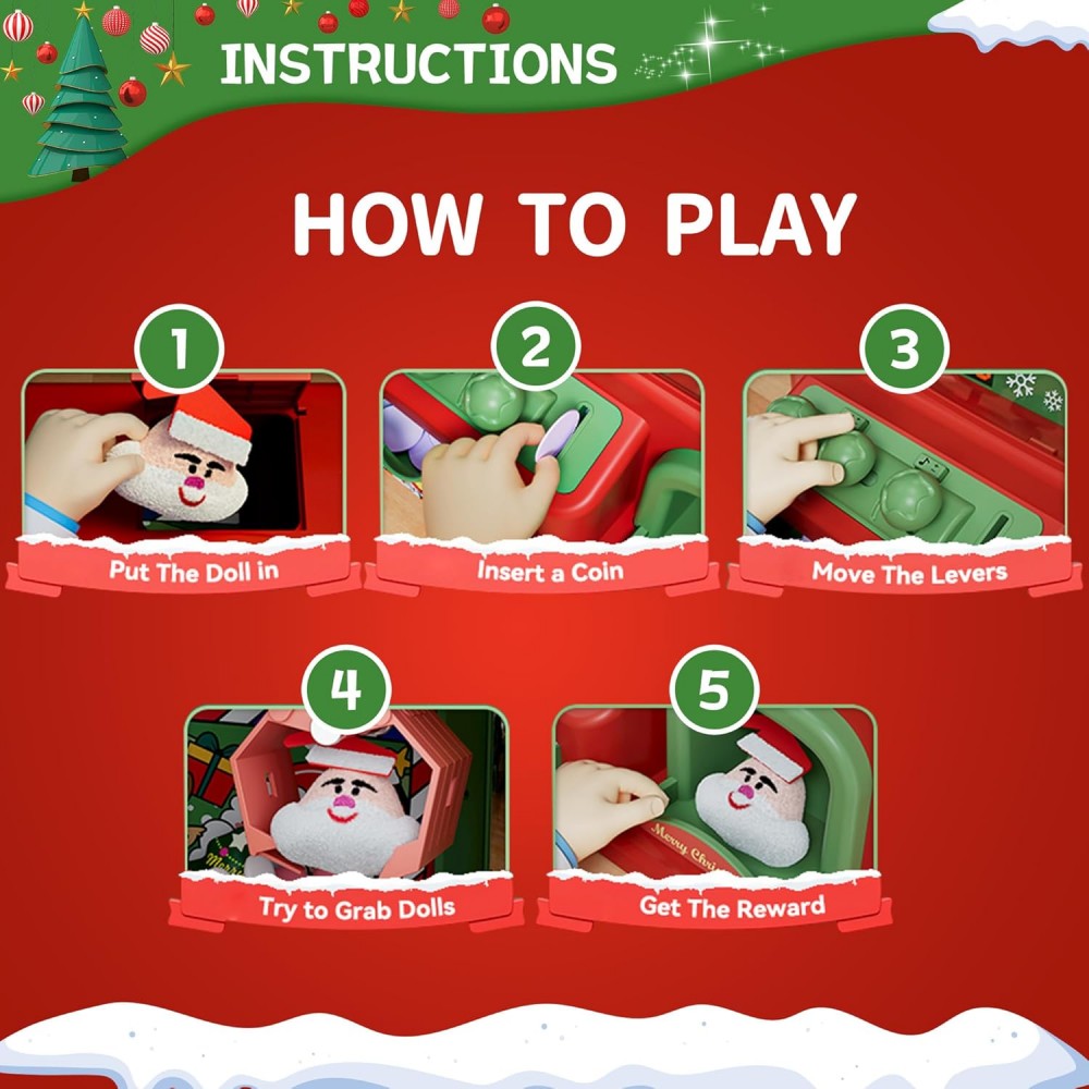 Christmas Claw Machine For Kid – обзор и цена Kids Toys Vending Machine