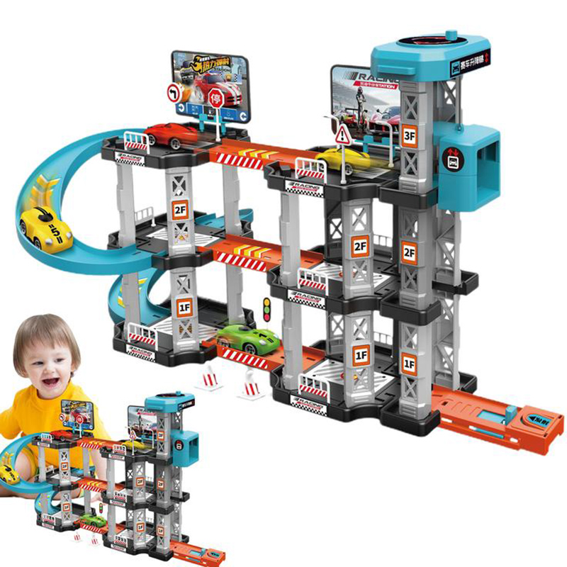 Racing Rail Car Toys Children  – обзор и цена Catapult Launcher Toy