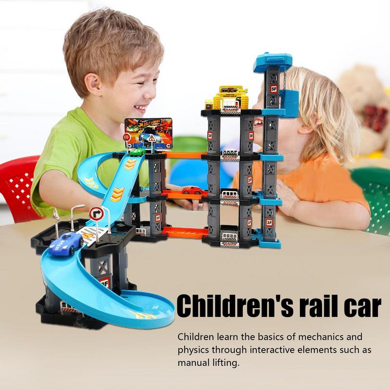 Racing Rail Car Toys Children  – обзор и цена Catapult Launcher Toy