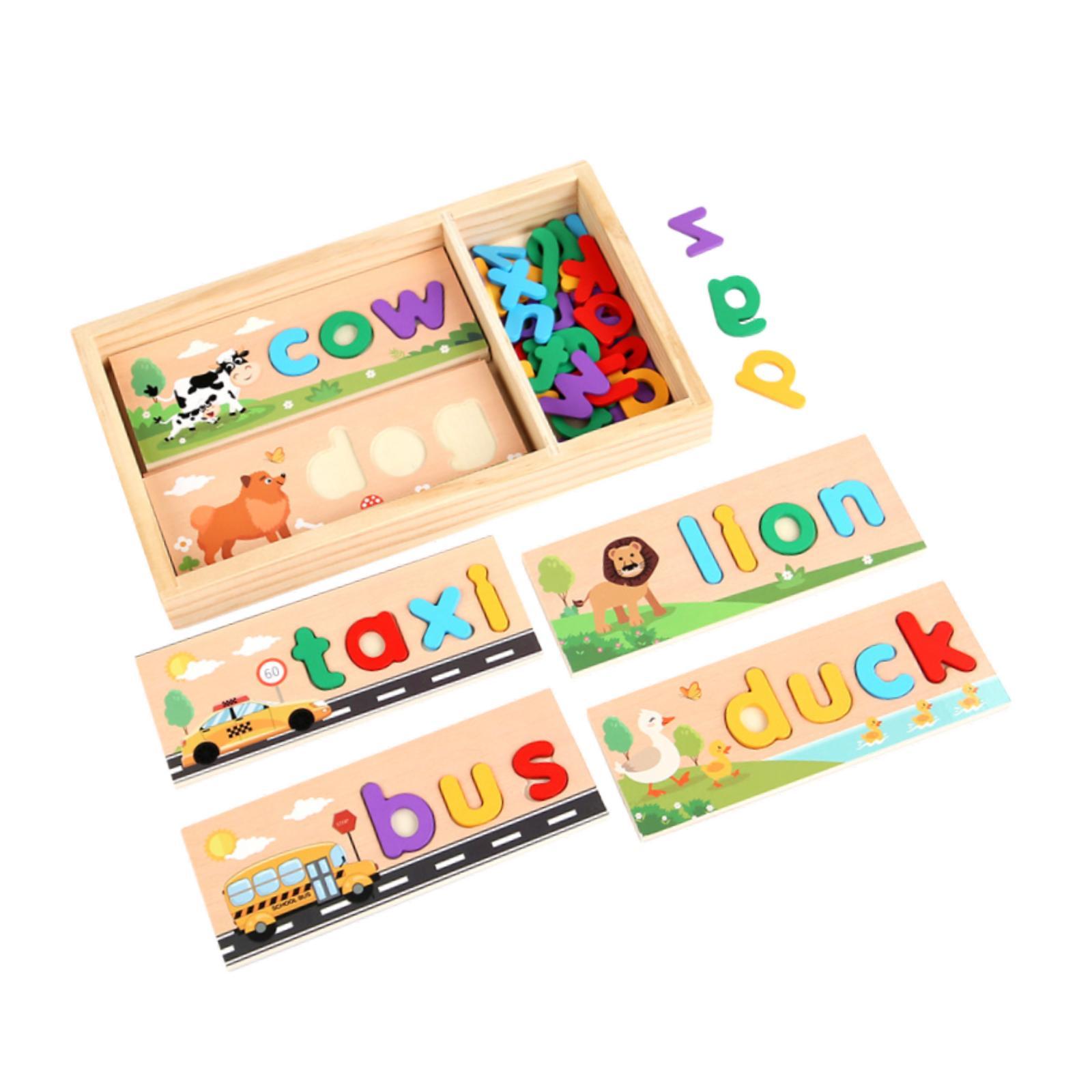 Wooden Spell Learning Toys wit – обзор и цена Kids Toys 2 Year Old