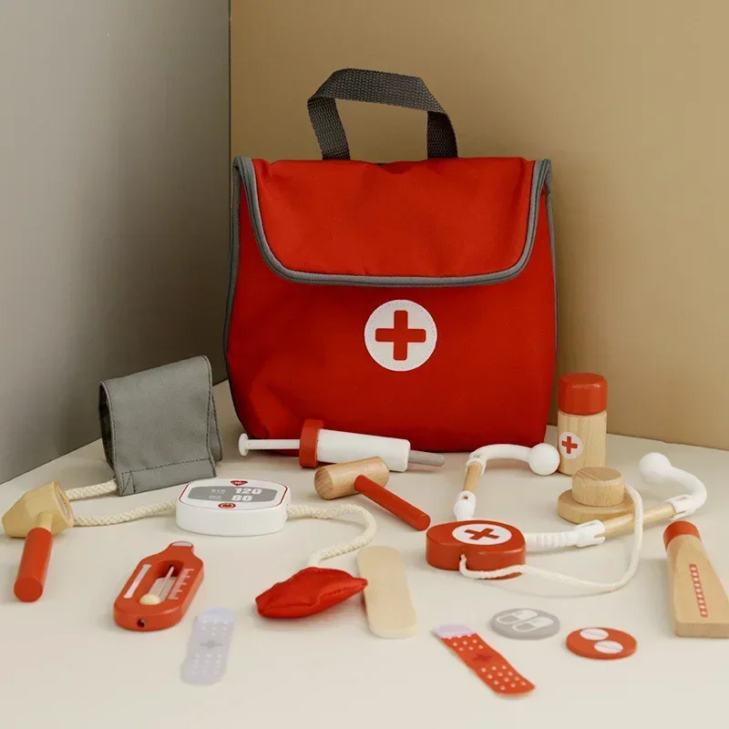 Kids Wooden Pretend Play Kit G – обзор и цена Kids Toys Doctor Set