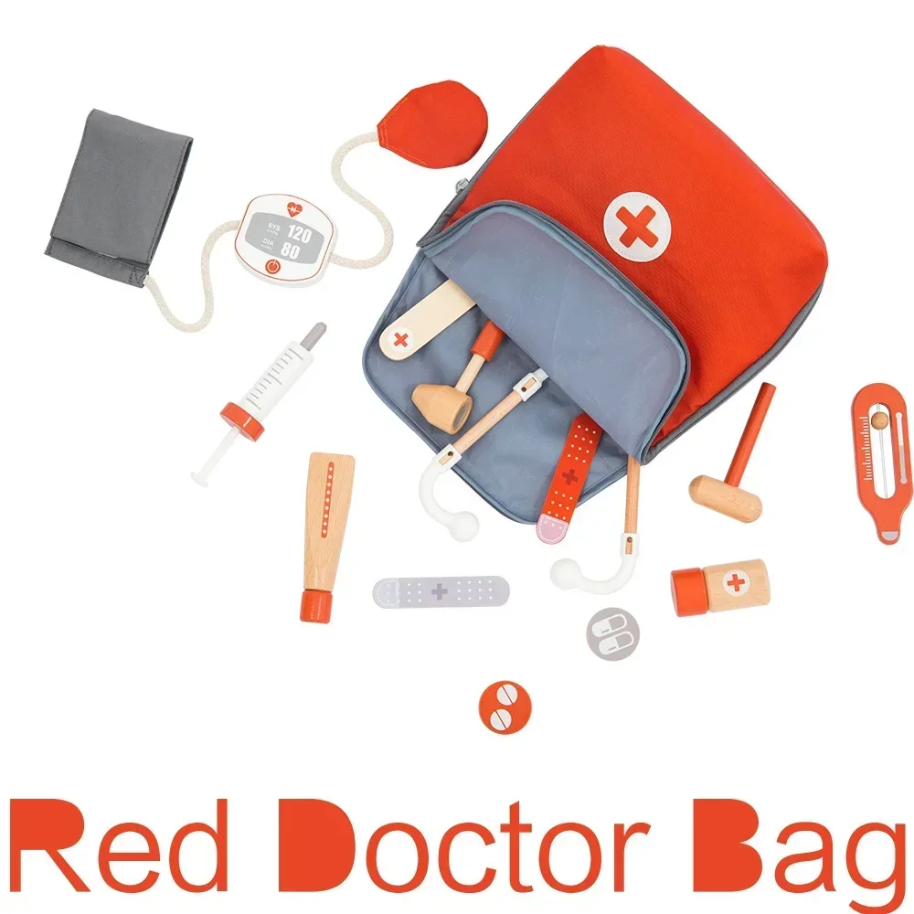 Kids Wooden Pretend Play Kit G – обзор и цена Kids Toys Doctor Set
