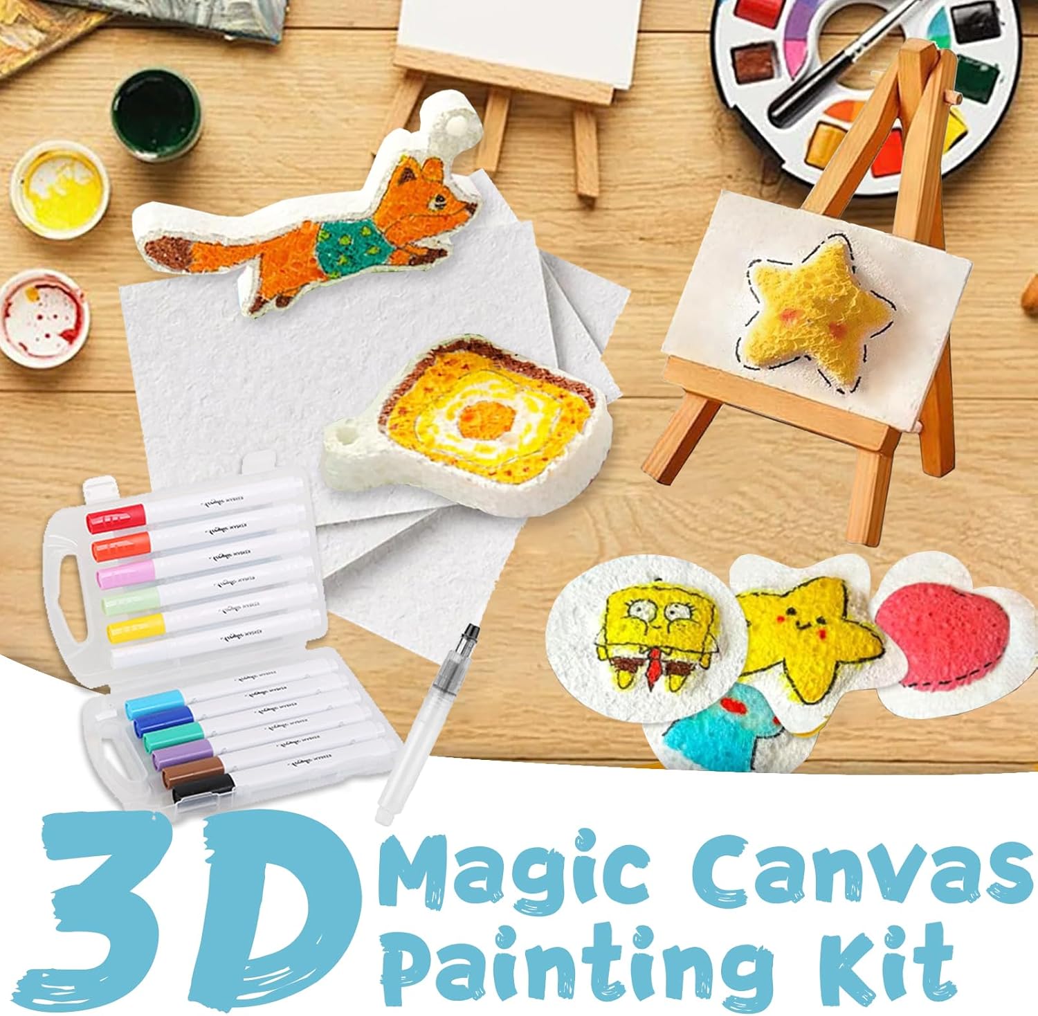 3D Puffy Foam Texture Painting – обзор и цена Kids Toys Drawing