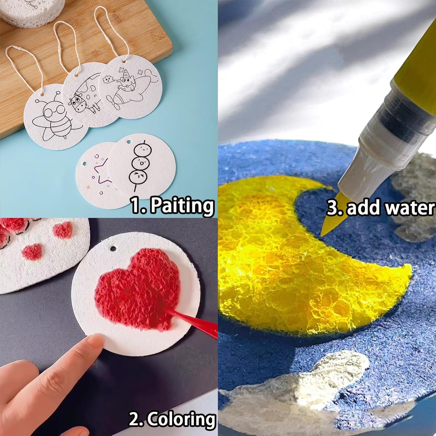 3D Puffy Foam Texture Painting – обзор и цена Kids Toys Drawing