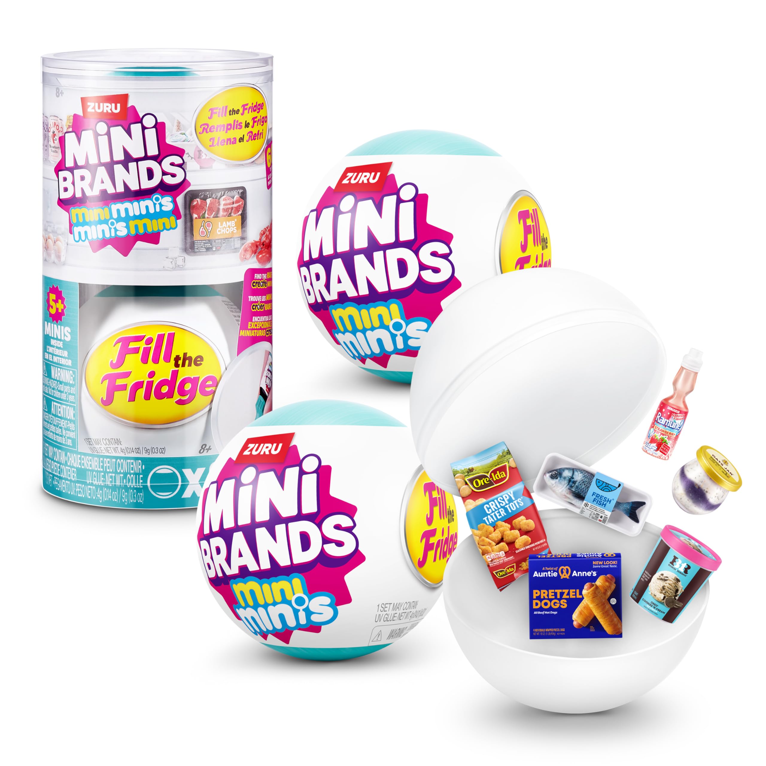 Mini Brands Fridge Mystery Bal – обзор и цена Kids Toys Kitchen Set