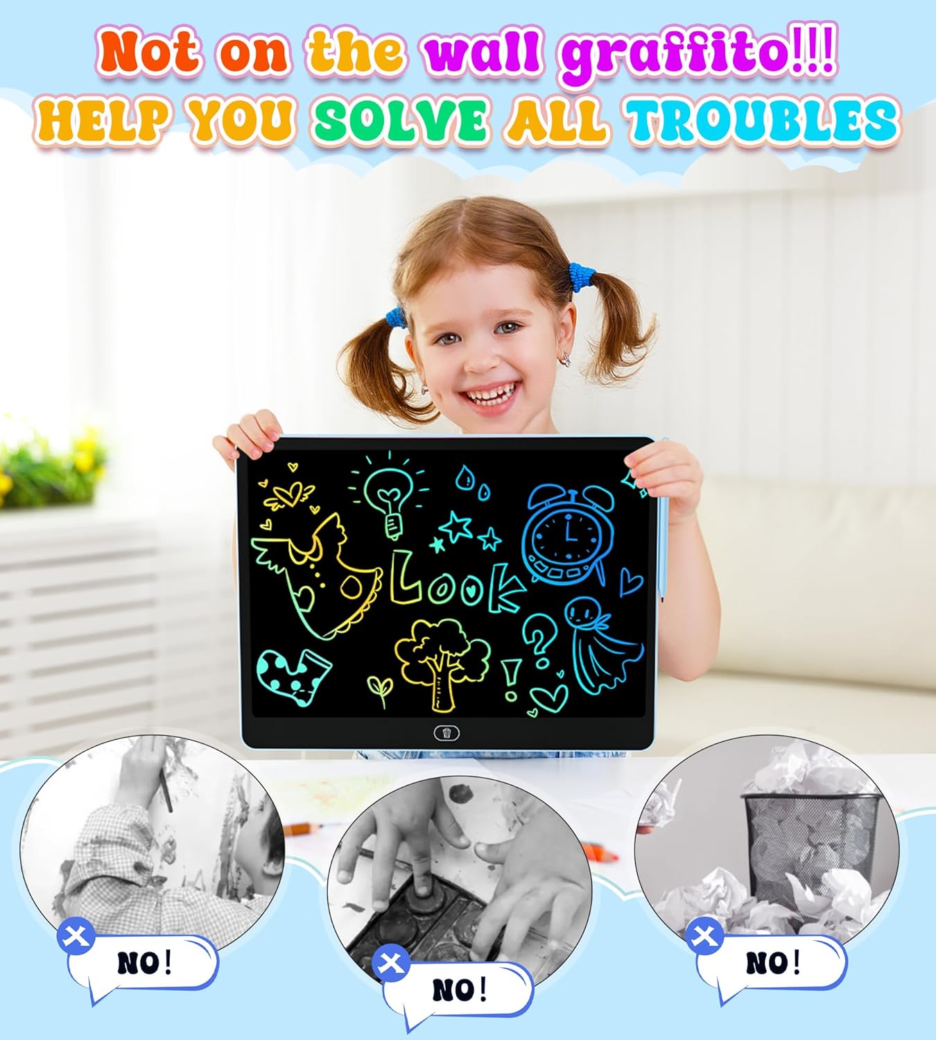 16 Inch LCD Writing Tablet for – обзор и цена Kids Toys Drawing