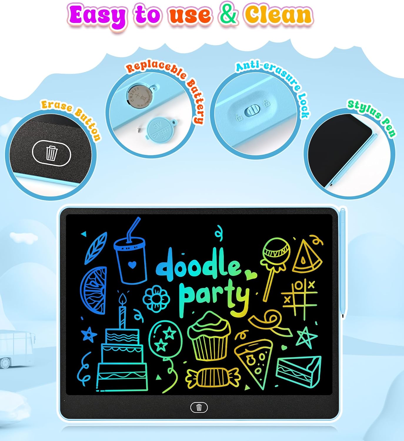 16 Inch LCD Writing Tablet for – обзор и цена Kids Toys Drawing