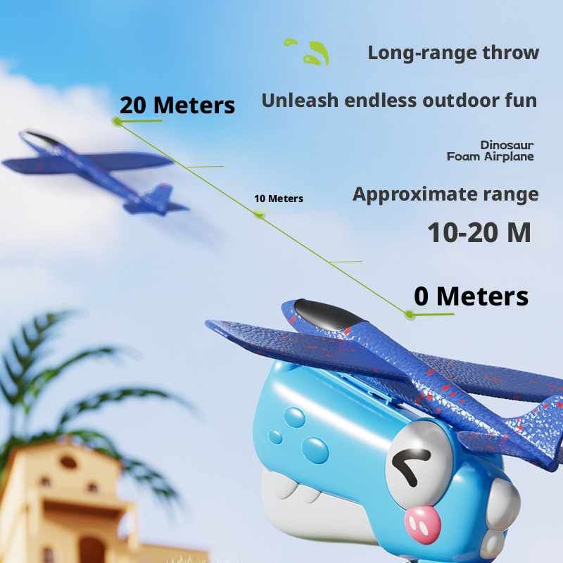 New Dinosaur Foam Airplane Lau – обзор и цена Catapult Launcher Toy