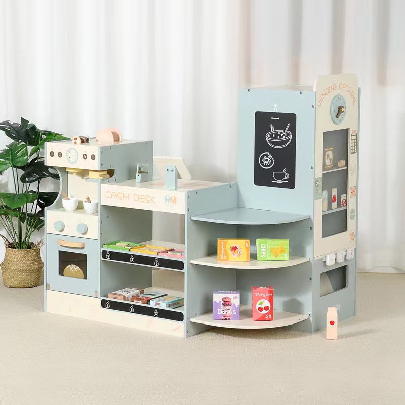 Kids Wooden Grocery Store Play – обзор и цена Kids Toys Vending Machine