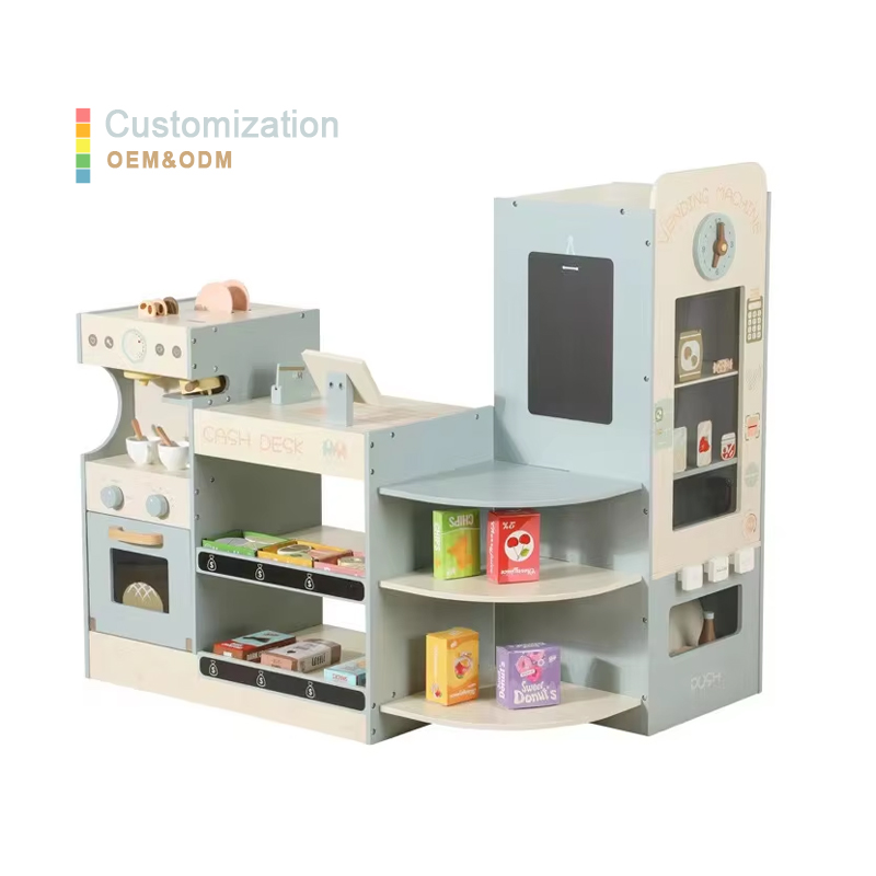 Kids Wooden Grocery Store Play – обзор и цена Kids Toys Vending Machine