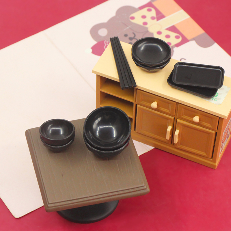 1 set 1:6 1:12 Dollhouse Minia – обзор и цена Kids Toys Kitchen Set