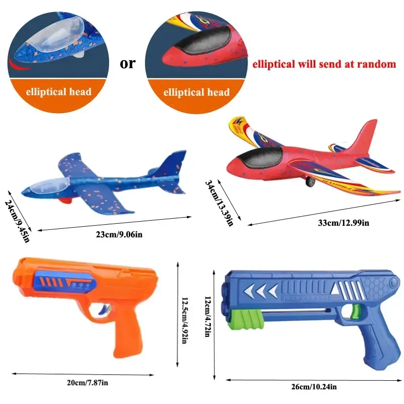 Kids 24/34cm Foam Plane Toy Gu – обзор и цена Catapult Launcher Toy