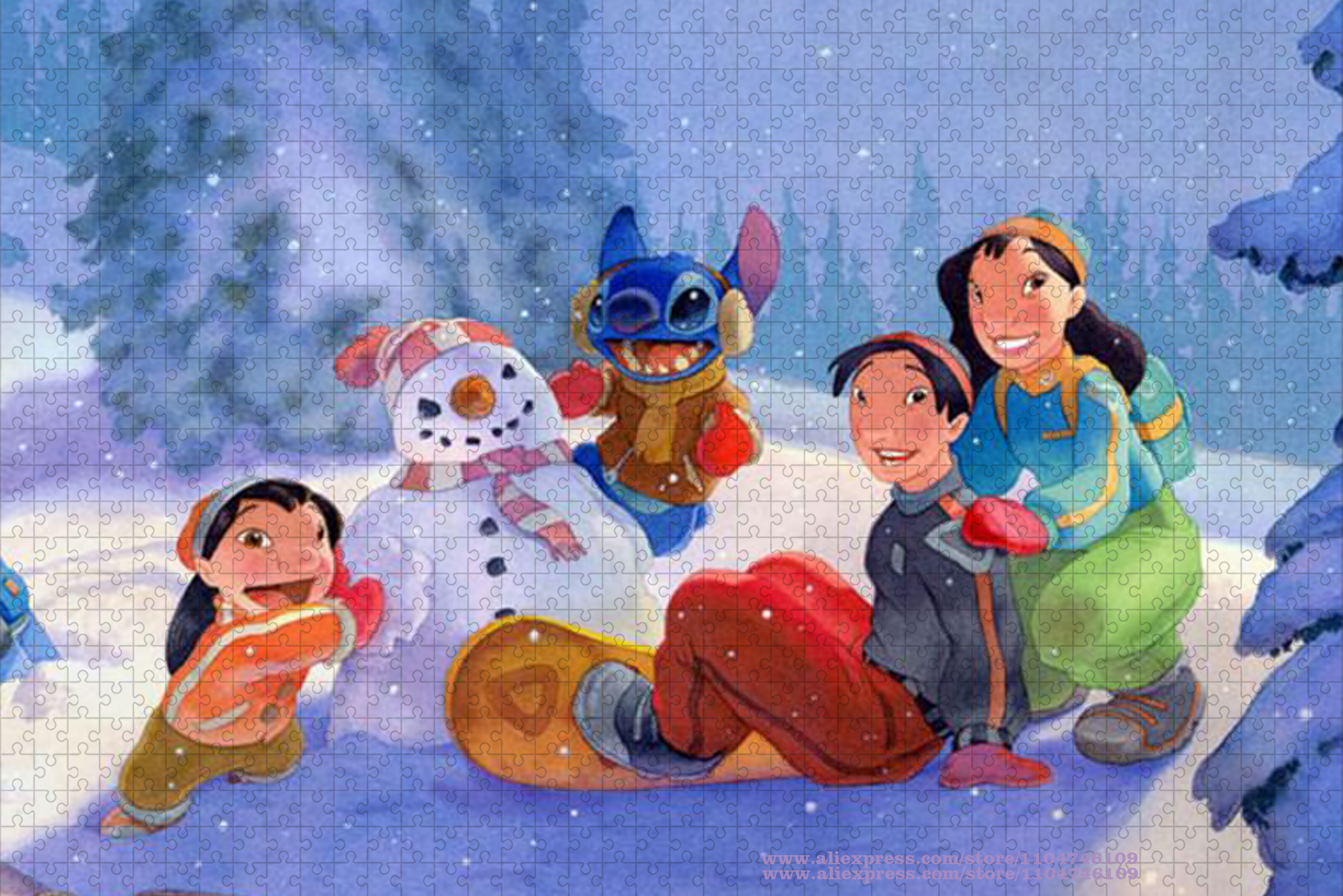 Disney Anime Lilo & Stitch Puz – обзор и цена Wooden Puzzle Kids