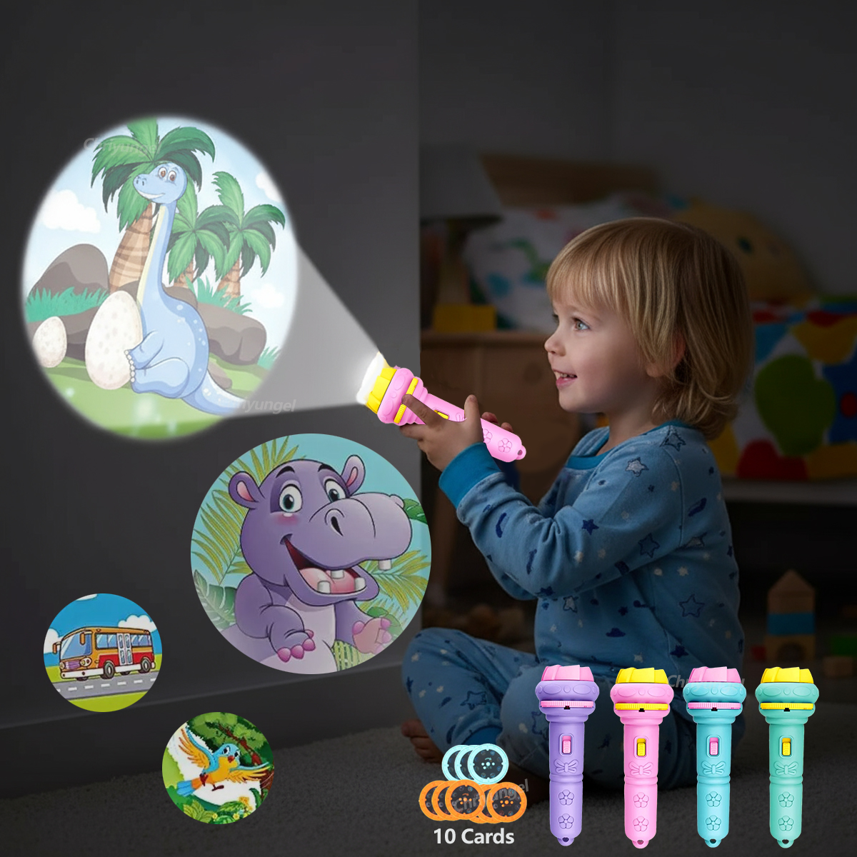Projector Flashlight for Kids  – обзор и цена Kids Toys Under $10
