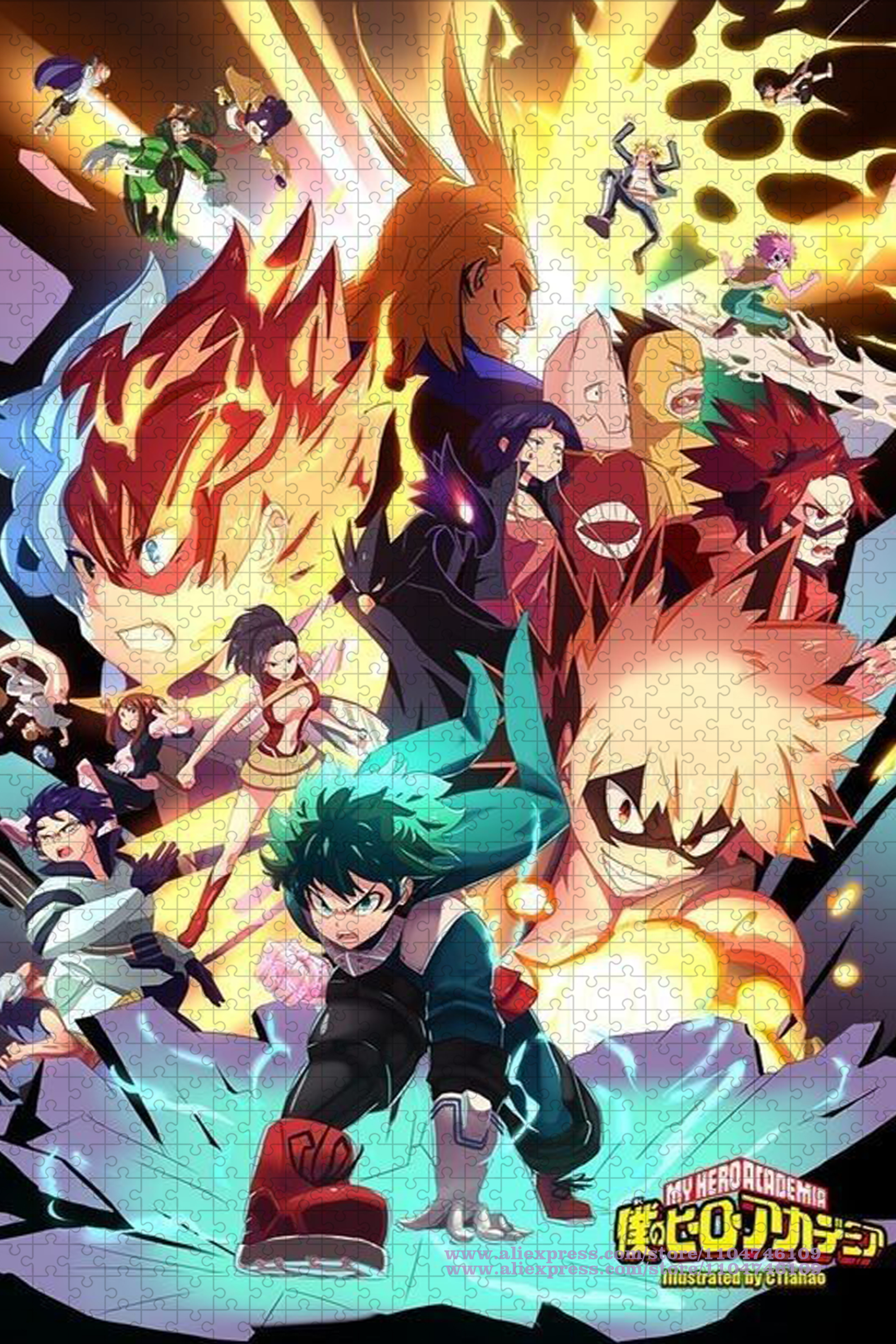 My Hero Academia Puzzle Jigsaw – обзор и цена Wooden Puzzle Kids