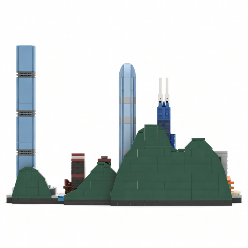 667pcs MOC Hong Kong Skyline A – обзор и цена Kids Toys Hong Kong