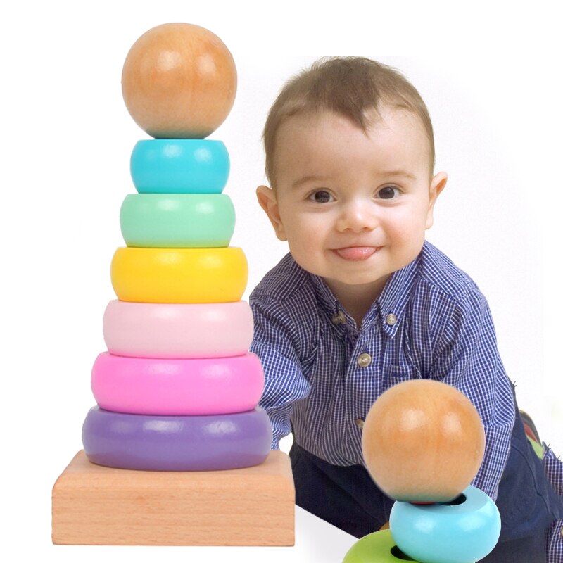 Children Rainbow Tower Ferrule – обзор и цена Kids Toys 2 Year Old