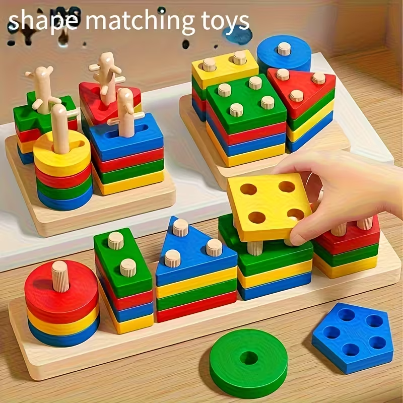 Montessori Wooden Games Baby T – обзор и цена Kids Toys 2 Year Old