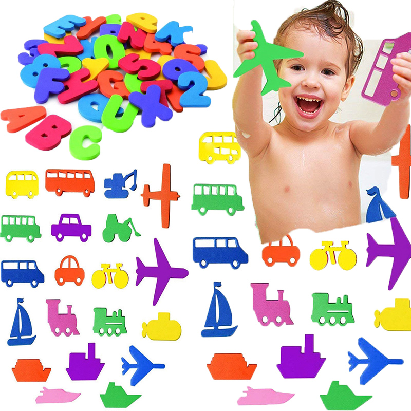 Baby Puzzle Bath Toy EVA Alpha – обзор и цена Bath Letter Number Foam