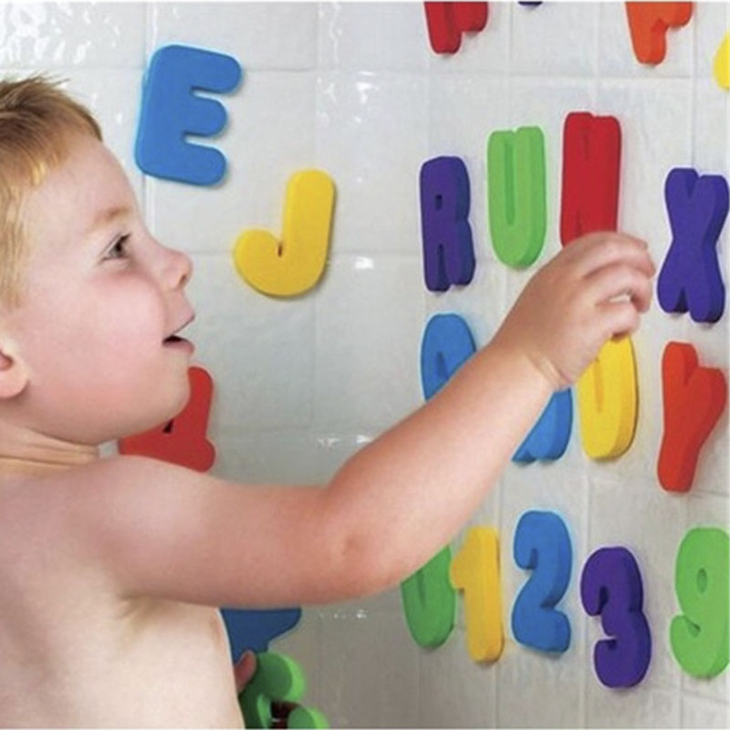 Baby Puzzle Bath Toy EVA Alpha – обзор и цена Bath Letter Number Foam