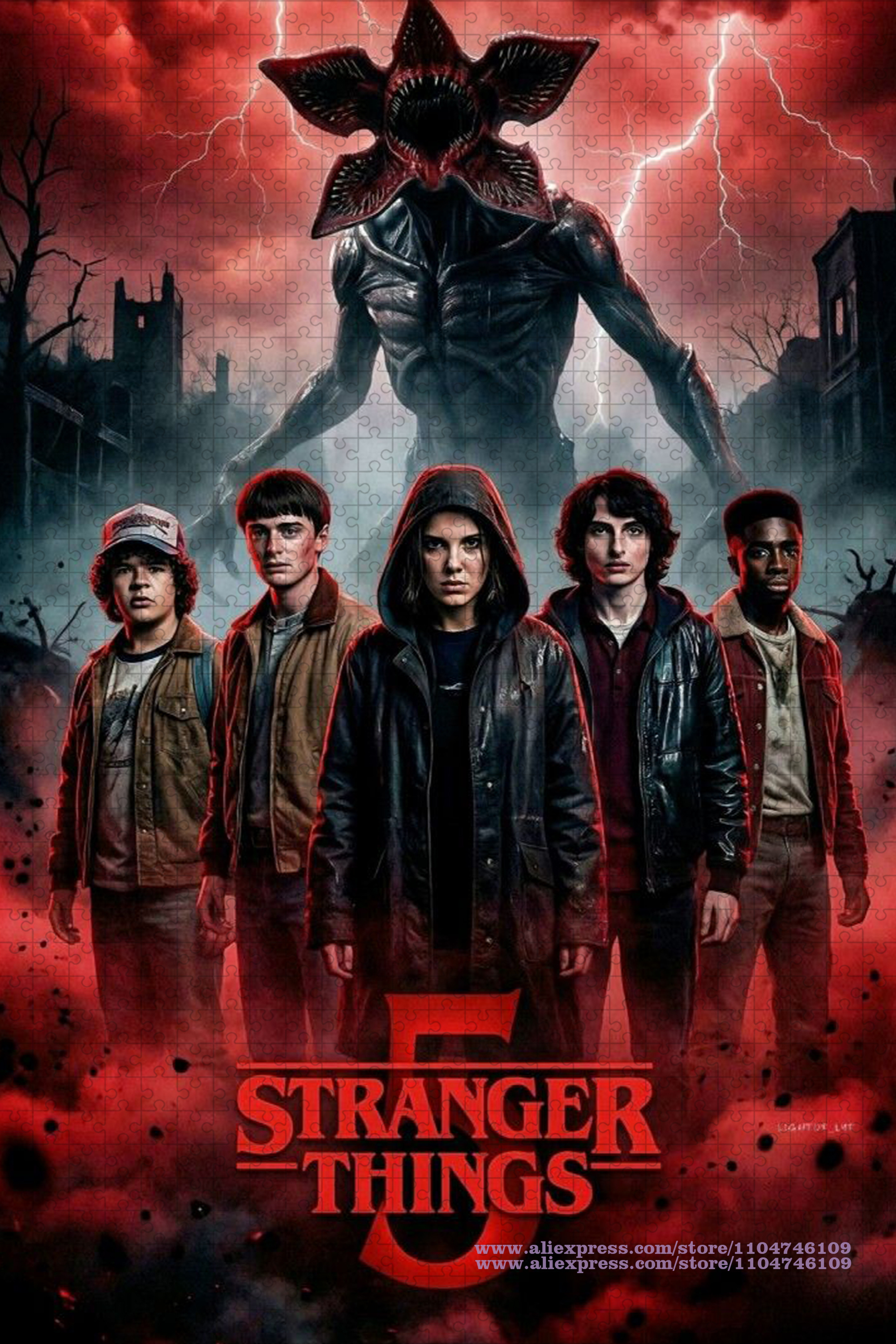 Stranger Things Puzzle Jigsaw  – обзор и цена Wooden Puzzle Kids