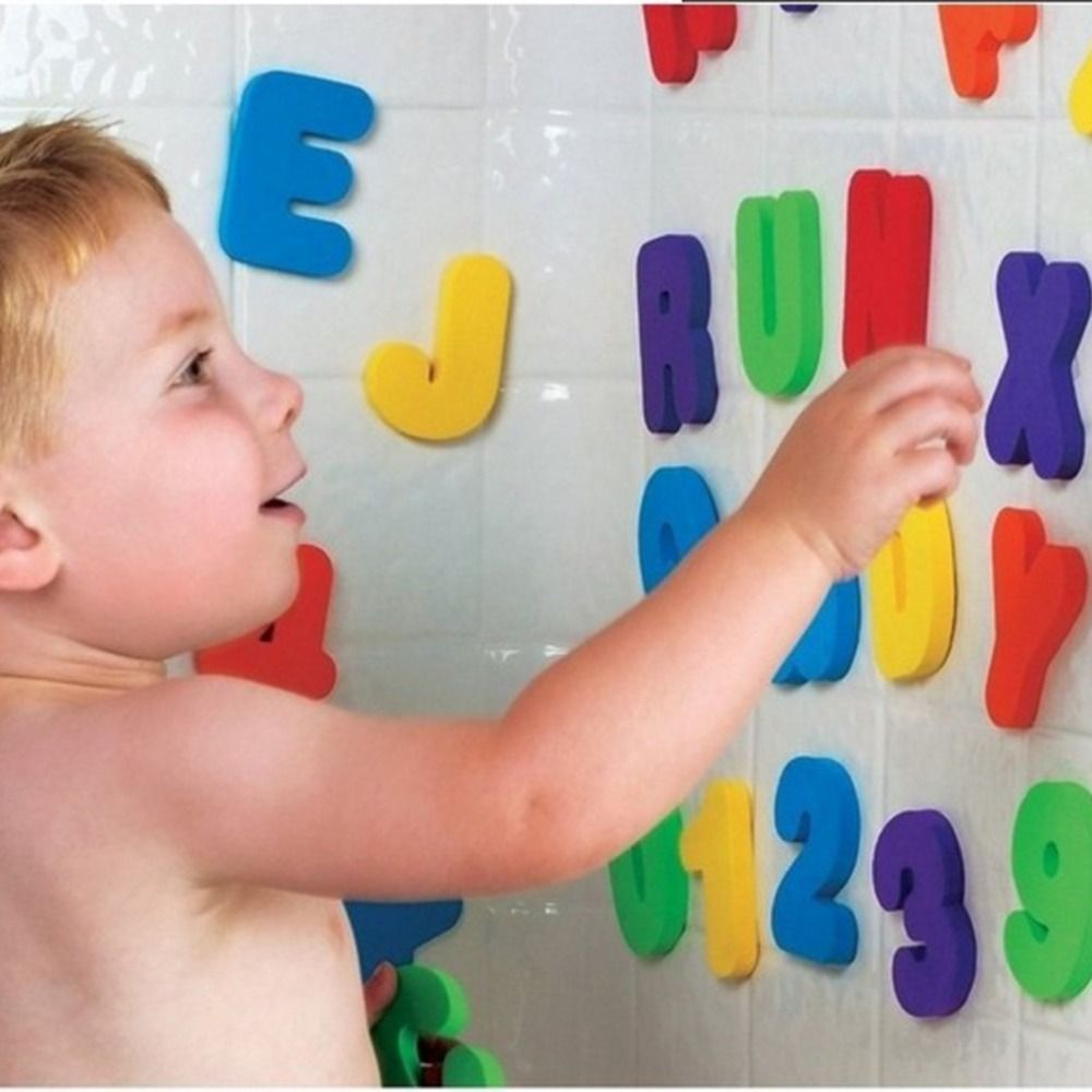 36 pcs Sticker Game Swimming P – обзор и цена Bath Letter Number Foam