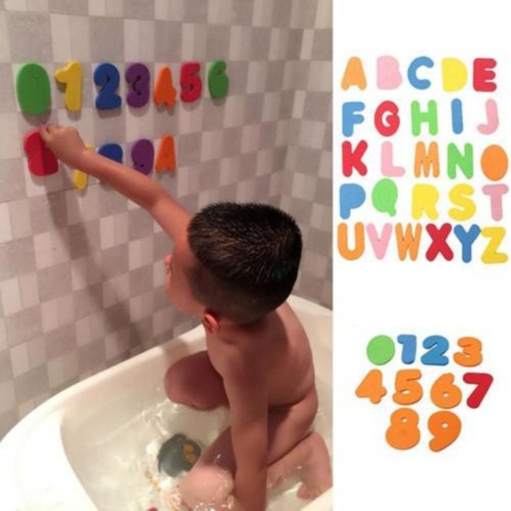 36 pcs Sticker Game Swimming P – обзор и цена Bath Letter Number Foam