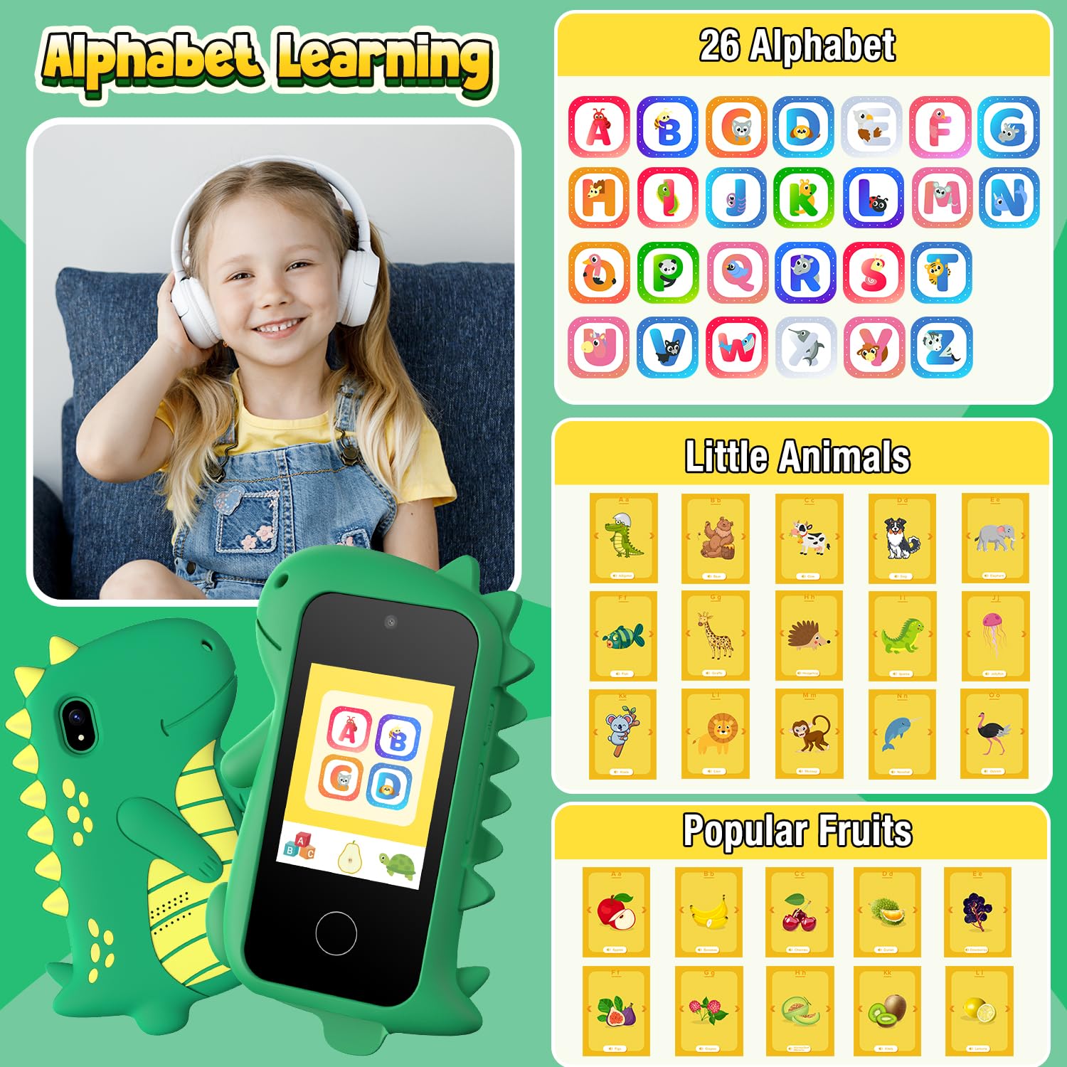 Kids Smart Phone Toys Cartoon  – обзор и цена Kids Toys Smartphone