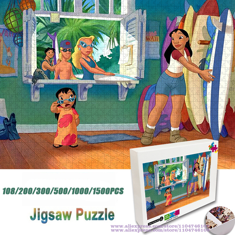 108/200/300/500/1000/1500Pcs D – обзор и цена Wooden Puzzle Kids