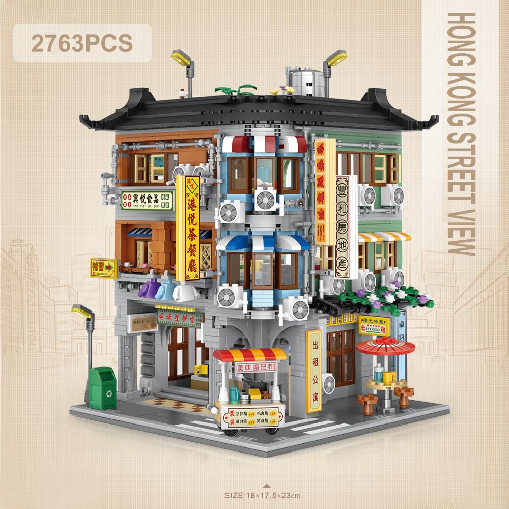 2763Pcs Commercial Corner Buil – обзор и цена Kids Toys Hong Kong