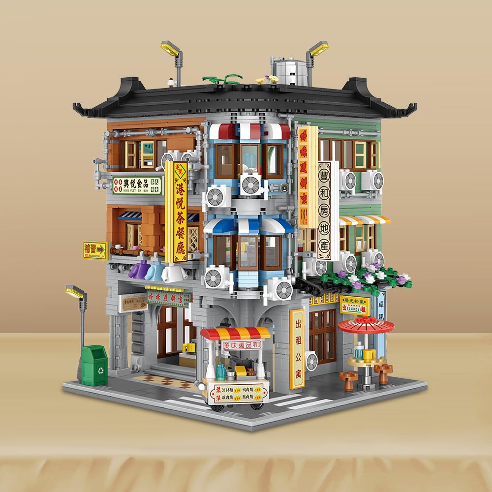 2763Pcs Commercial Corner Buil – обзор и цена Kids Toys Hong Kong