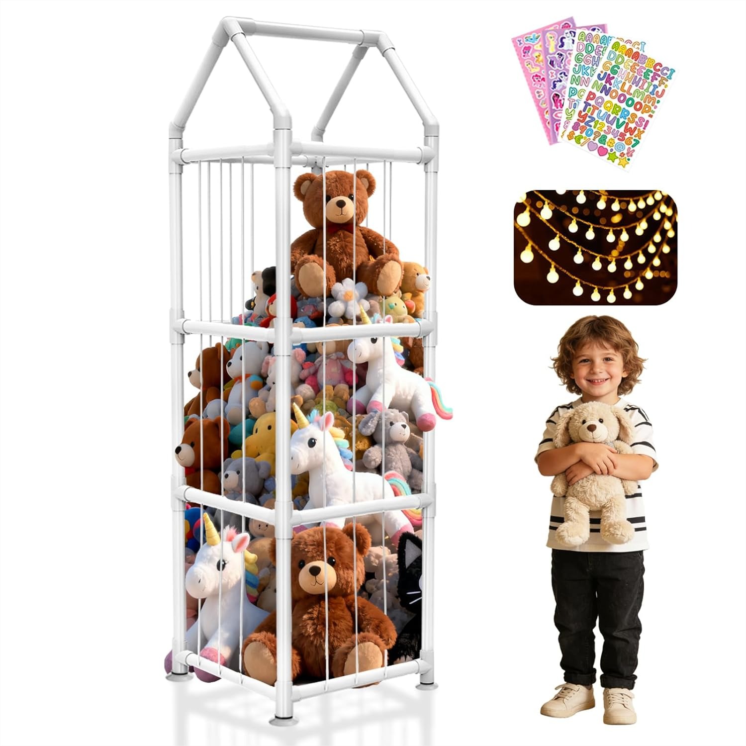 Stuffed Animal Storage with Su – обзор и цена Kids & Toys Expo Saudi Arabia
