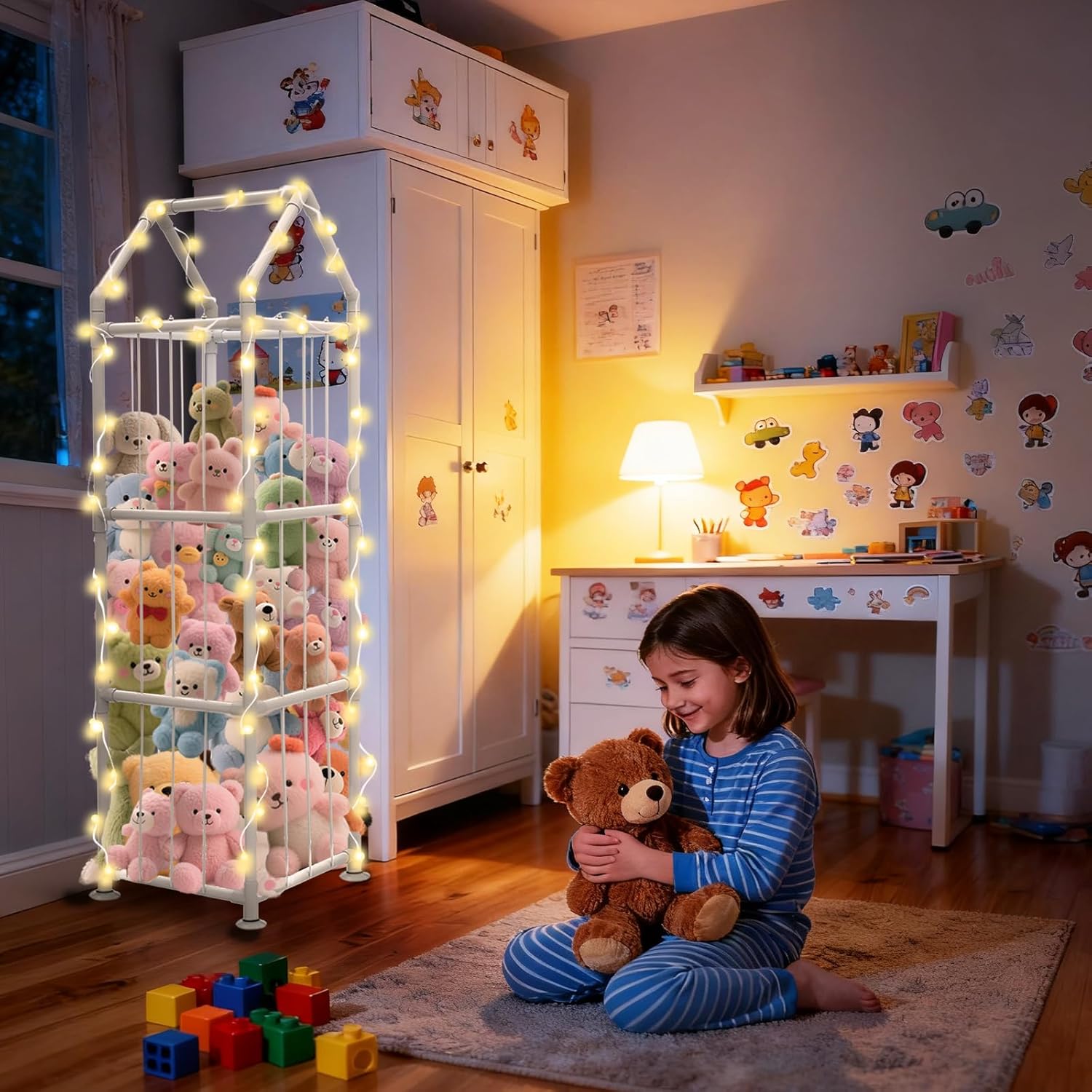 Stuffed Animal Storage with Su – обзор и цена Kids & Toys Expo Saudi Arabia