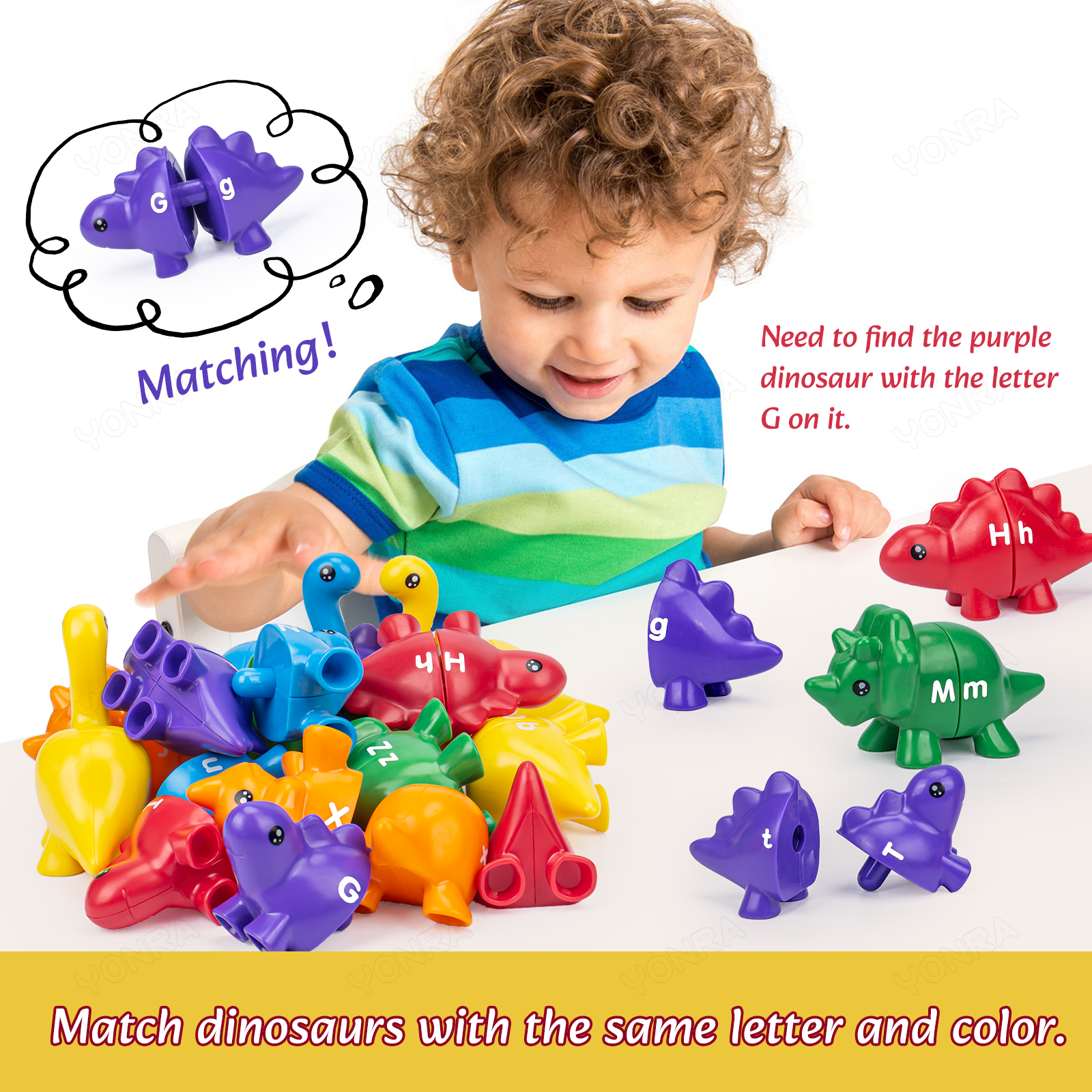 Matching Dinosaur Toy With sto – обзор и цена Kids Toys Videos