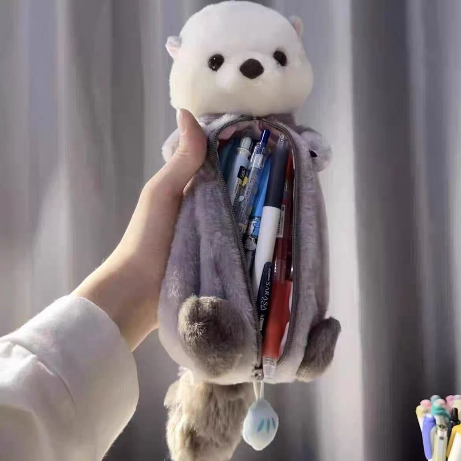 Creative Plush Toy Pencil Case – обзор и цена Kids Toys Bag