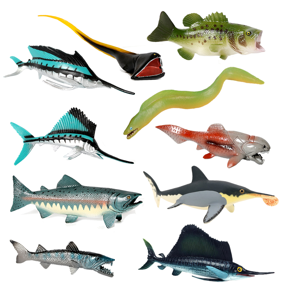 Plastic Fish Model Toys Marine – обзор и цена Kids Toys Under $10
